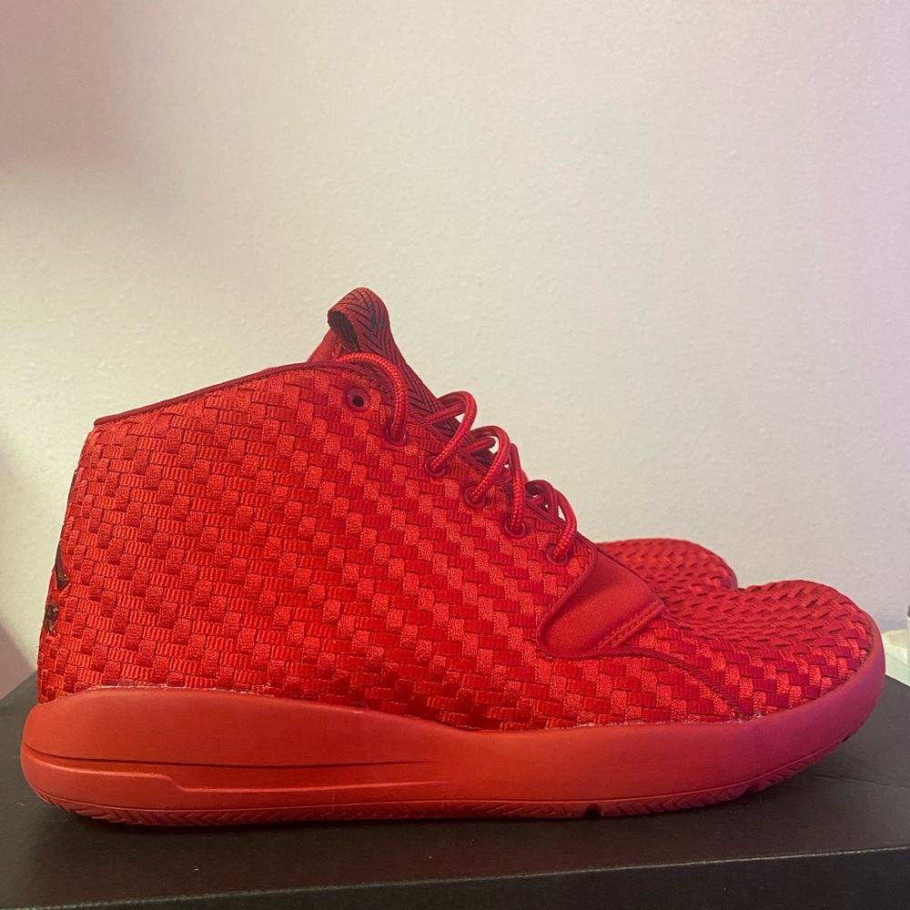 Nike Air Jordan Eclipse Chukka Gym Red Basketball Shoes Men Size 9